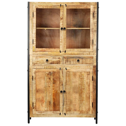 Credenza 100x40x175 cm in Legno Massello di Mango