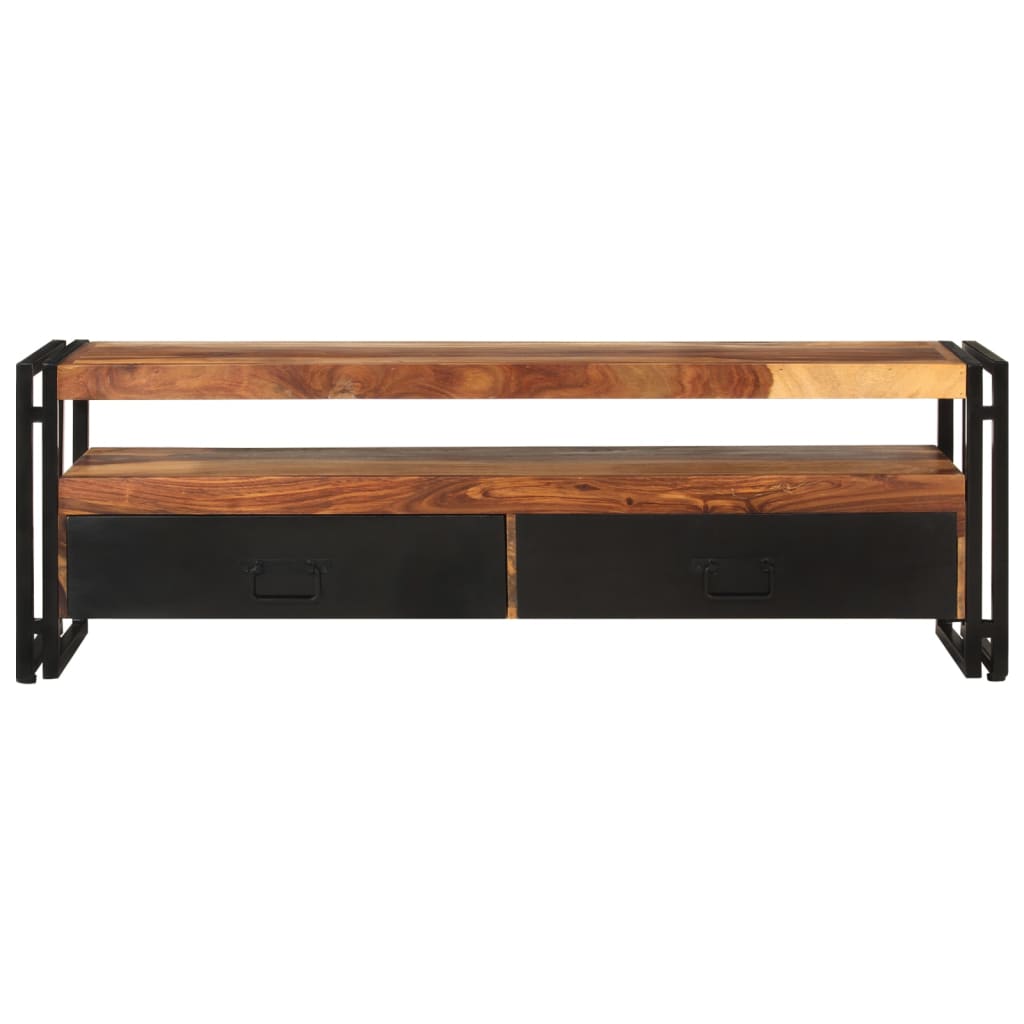Mobile Porta TV 120x30x40 cm in Legno Massello di Acacia
