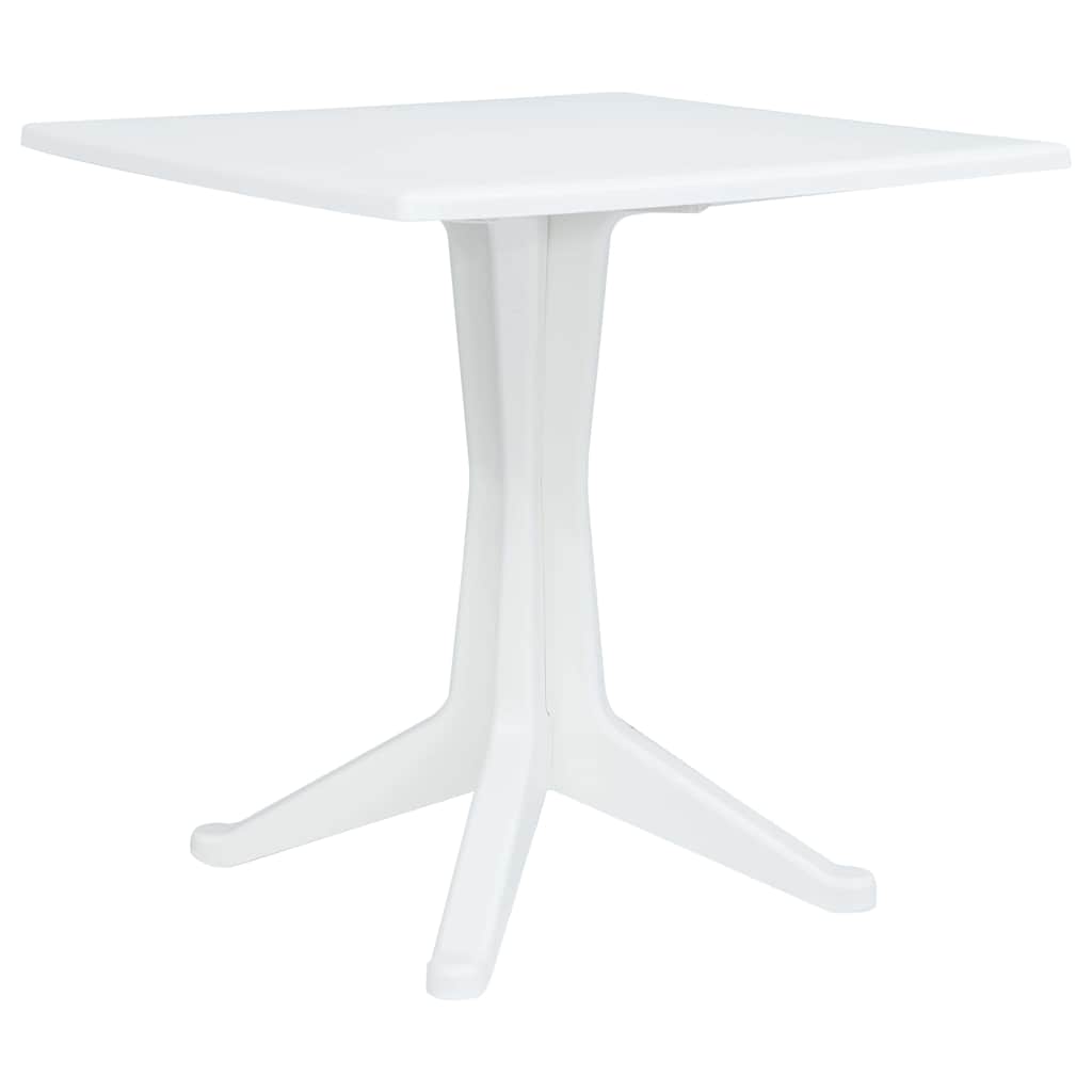 Tavolo da Giardino Bianco 70 x 70 x 71.7 cm Plastica