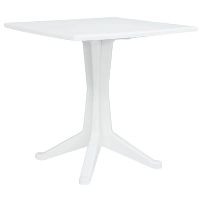 Tavolo da Giardino Bianco 70 x 70 x 71.7 cm Plastica