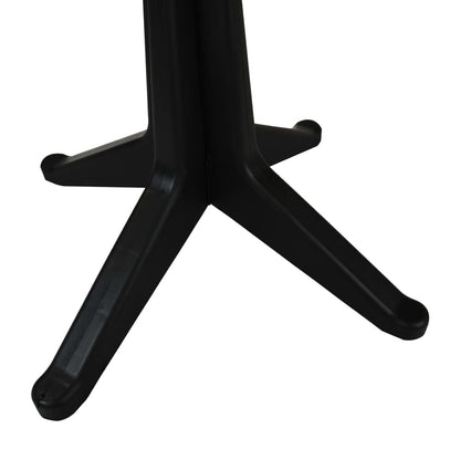 Tavolo da Giardino Antracite 70x70x71,7 cm Plastica