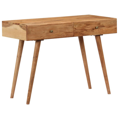 Scrivania 100x51x76 cm in Legno Massello di Acacia