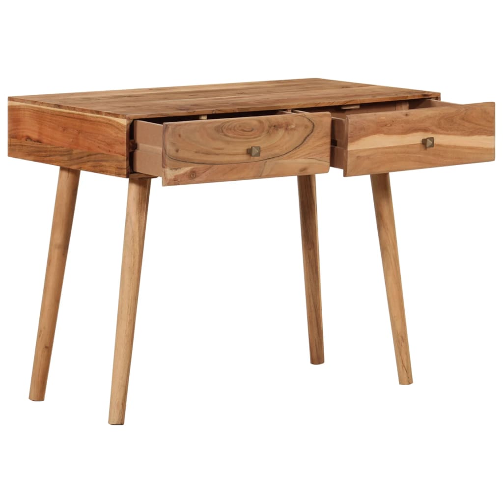 Scrivania 100x51x76 cm in Legno Massello di Acacia