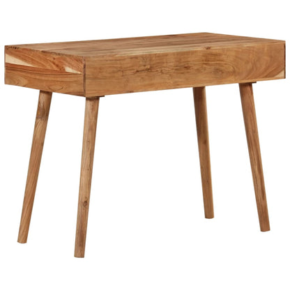 Scrivania 100x51x76 cm in Legno Massello di Acacia