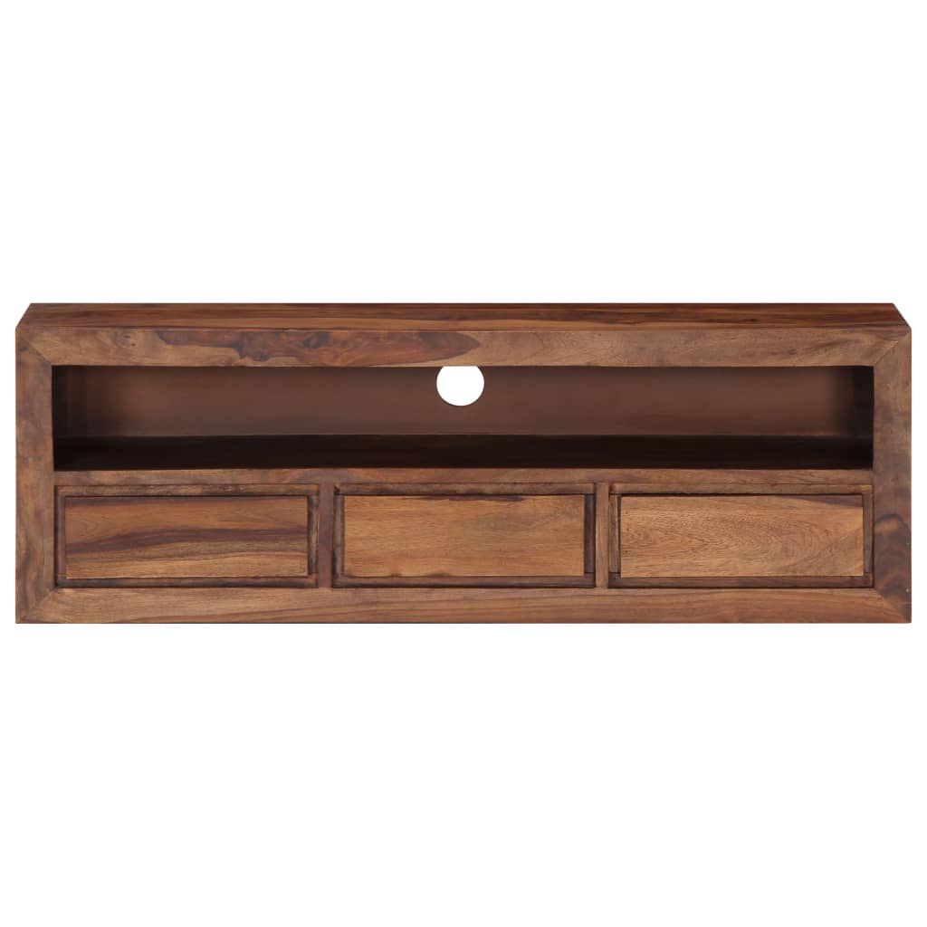 Mobile Porta TV 120x30x40 cm in Legno Massello di Acacia
