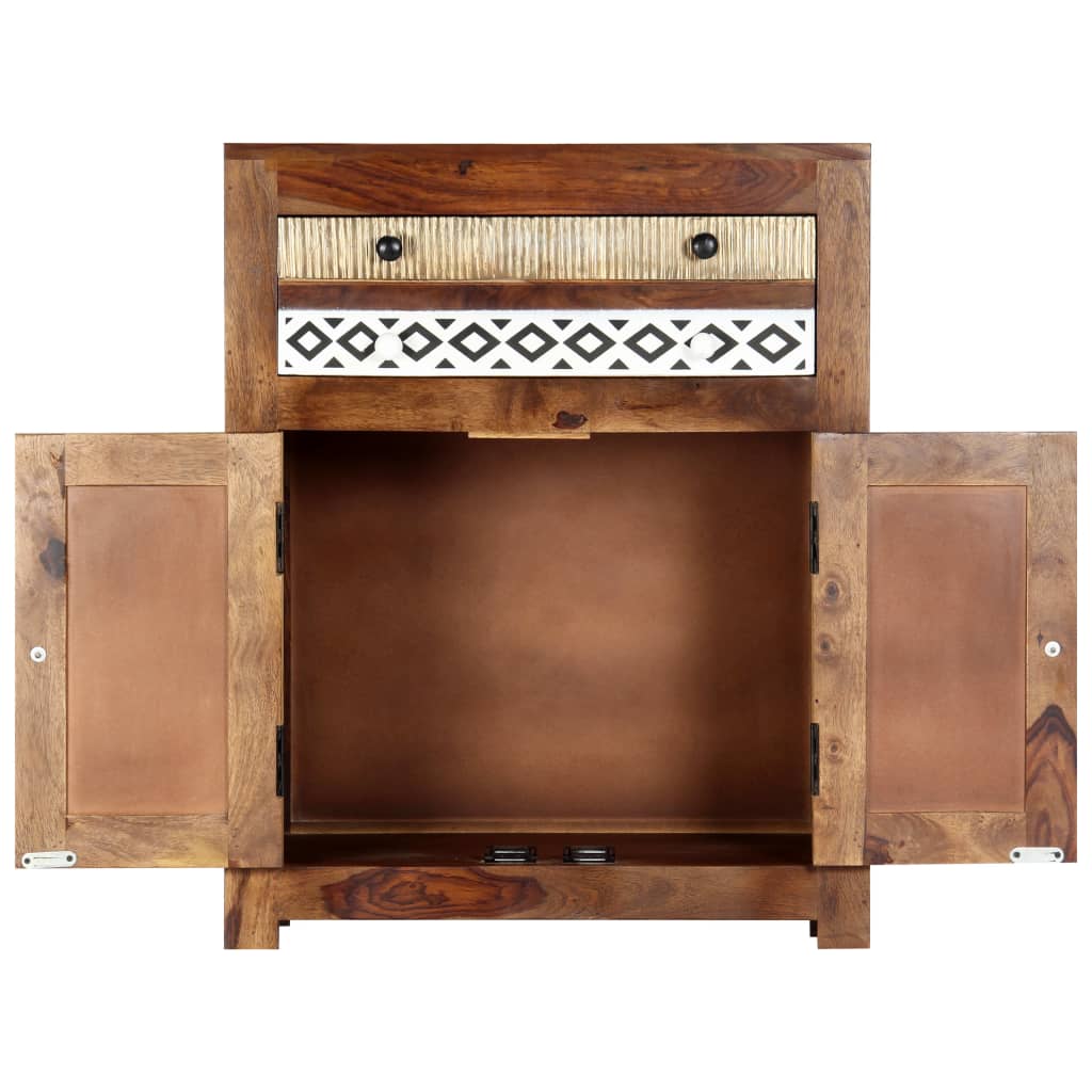 Credenza 60x30x75 cm in Legno Massello di Sheesham