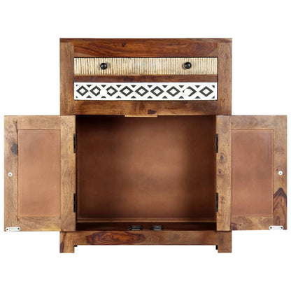 Credenza 60x30x75 cm in Legno Massello di Sheesham