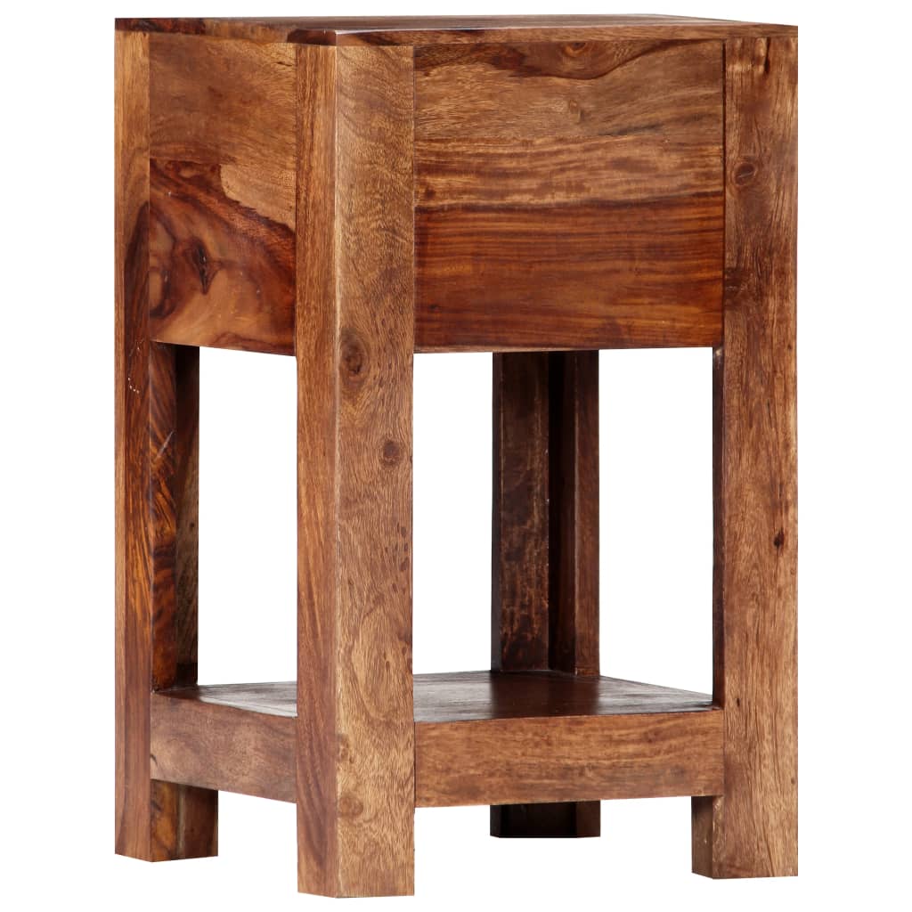 Comodino 30x30x50 cm in Legno Massello di Sheesham