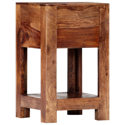 Comodino 30x30x50 cm in Legno Massello di Sheesham