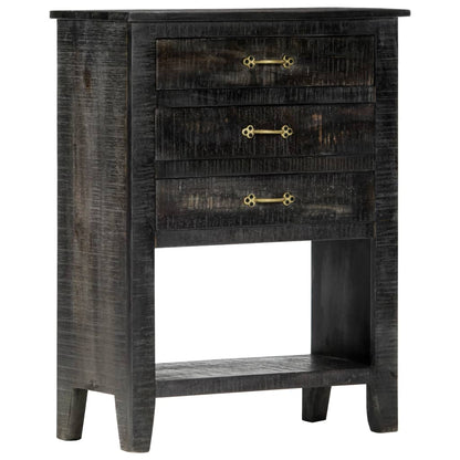 Credenza 60x30x80 cm in Legno Massello di Mango