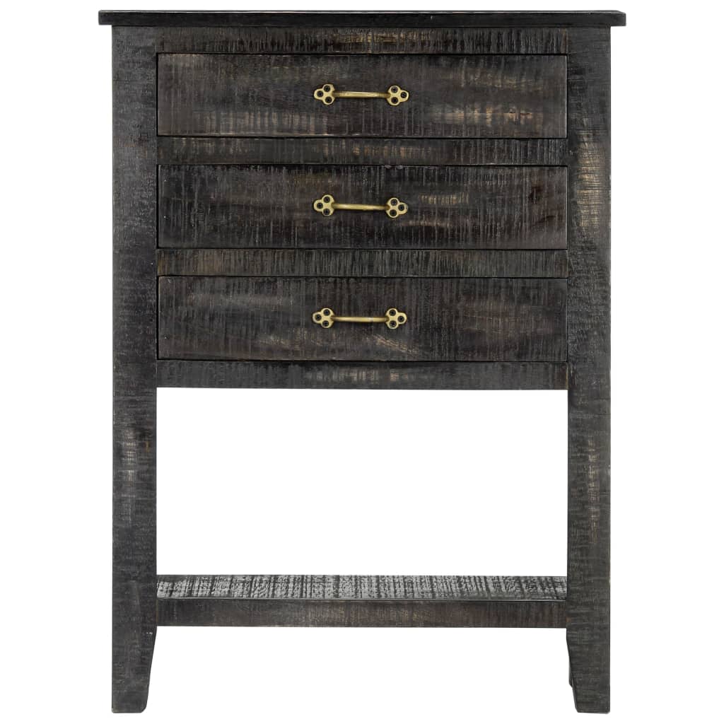 Credenza 60x30x80 cm in Legno Massello di Mango