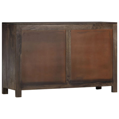 Credenza con Design Intagliato 110x35x70 cm in Legno di Mango