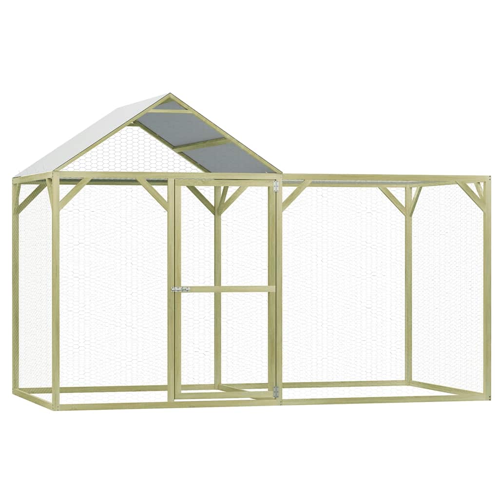 Pollaio 3x1,5x2 m in Acciaio