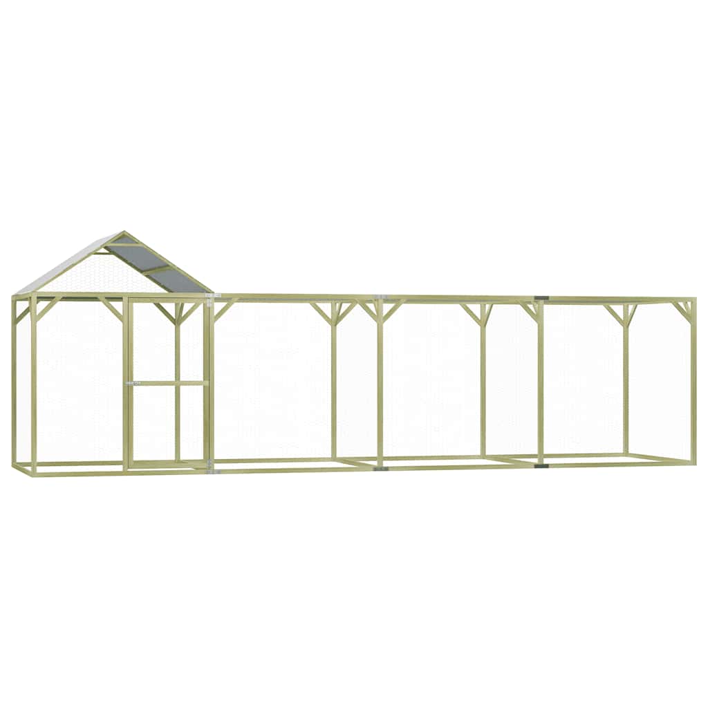 Pollaio 6x1,5x2 m in Acciaio