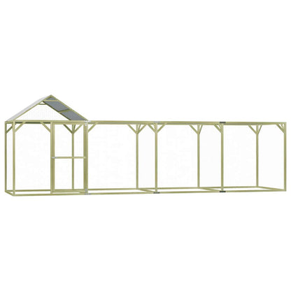 Pollaio 6x1,5x2 m in Acciaio
