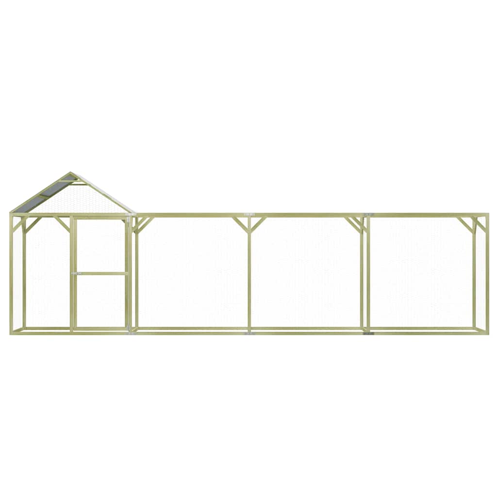 Pollaio 6x1,5x2 m in Acciaio