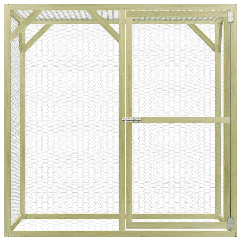 Pollaio 1,5x1,5x1,5 m in Acciaio