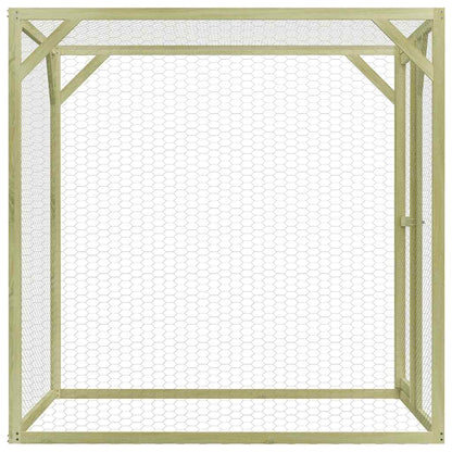Pollaio 1,5x1,5x1,5 m in Acciaio