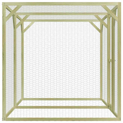 Pollaio 3x1,5x1,5 m in Acciaio