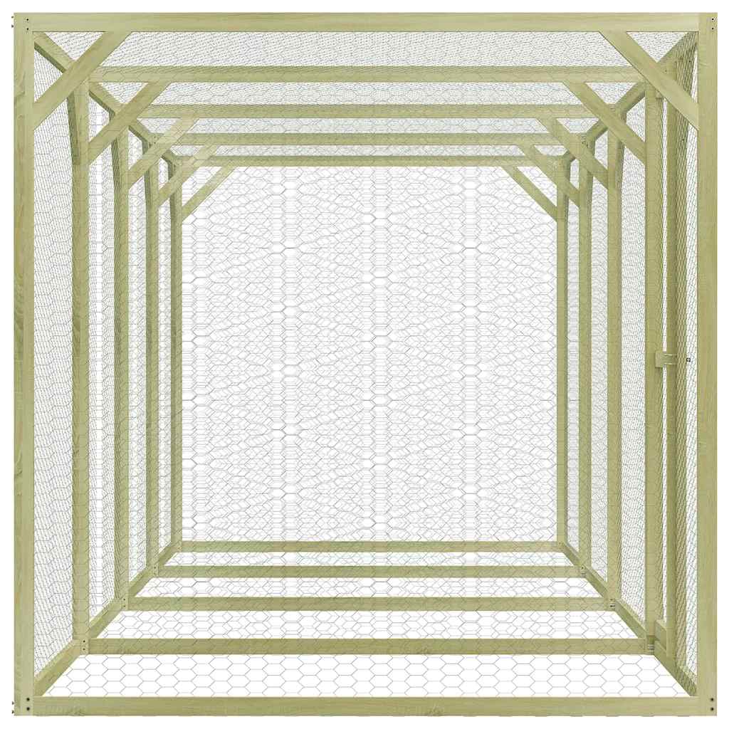Pollaio 6x1,5x1,5 m in Acciaio