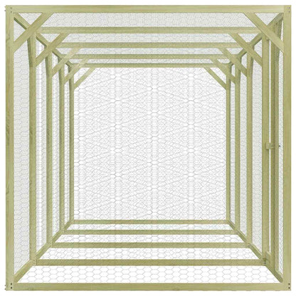 Pollaio 6x1,5x1,5 m in Acciaio