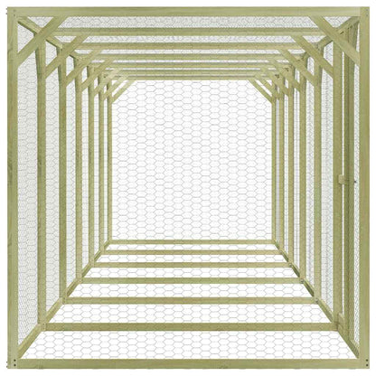 Pollaio 9x1,5x1,5 m in Acciaio