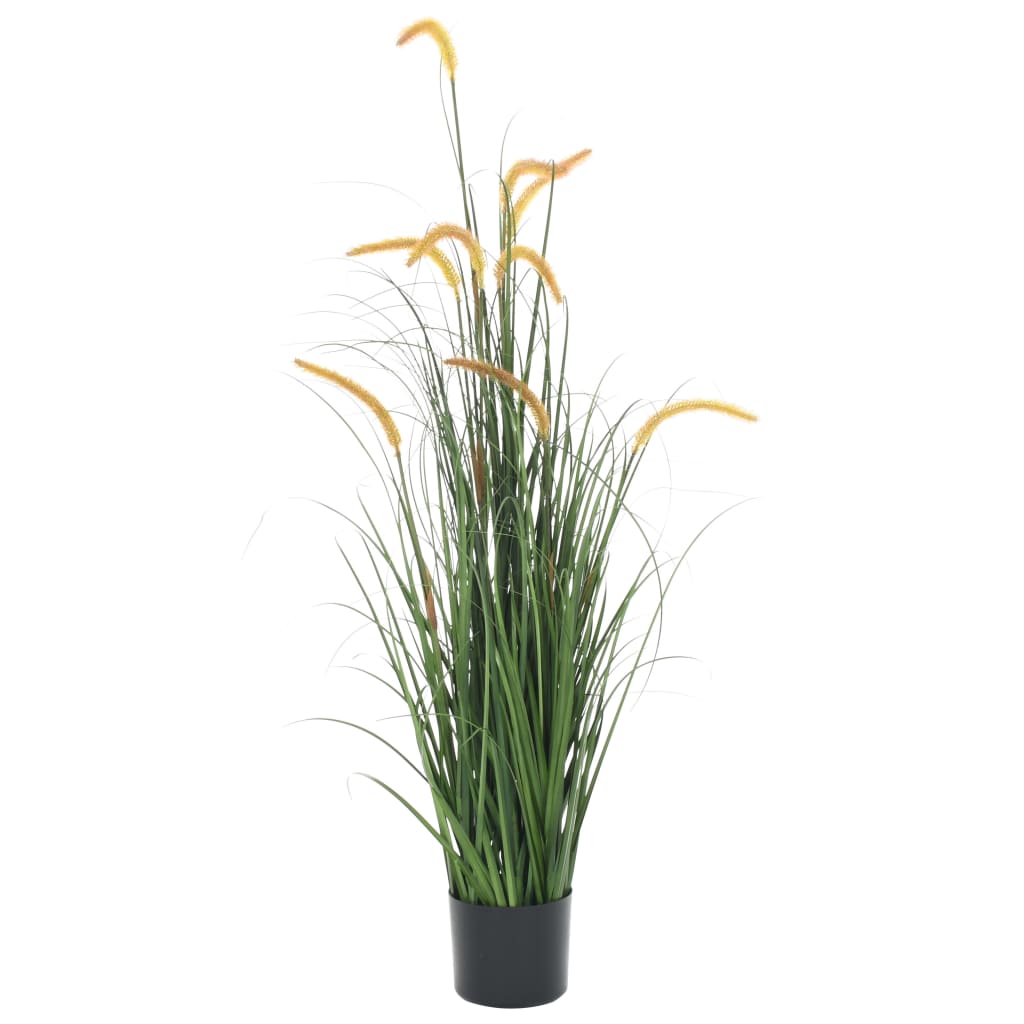 Pianta Erba Verde Artificiale con Tifa 135 cm
