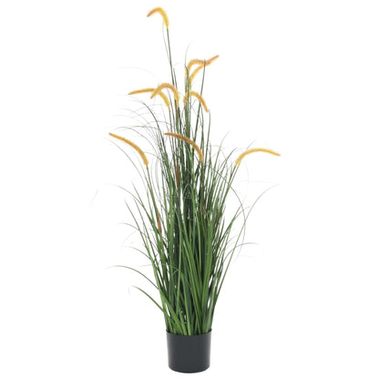 Pianta Erba Verde Artificiale con Tifa 135 cm