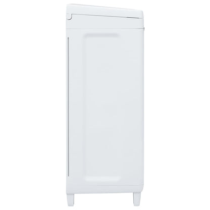 Pattumiera da Giardino con 3 Sacchi Grigio Scuro 65x38x102 cm