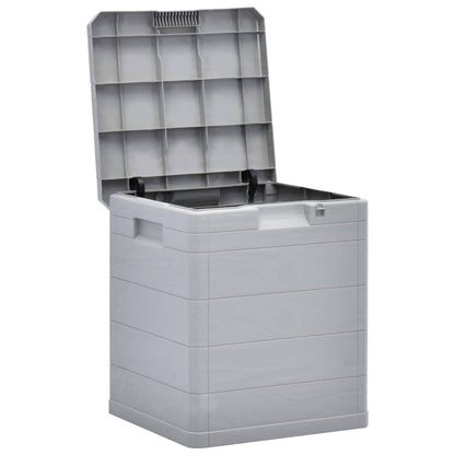 Baule da Giardino 90 L Grigio Chiaro