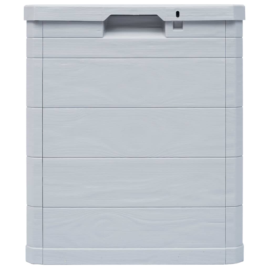 Baule da Giardino 90 L Grigio Chiaro