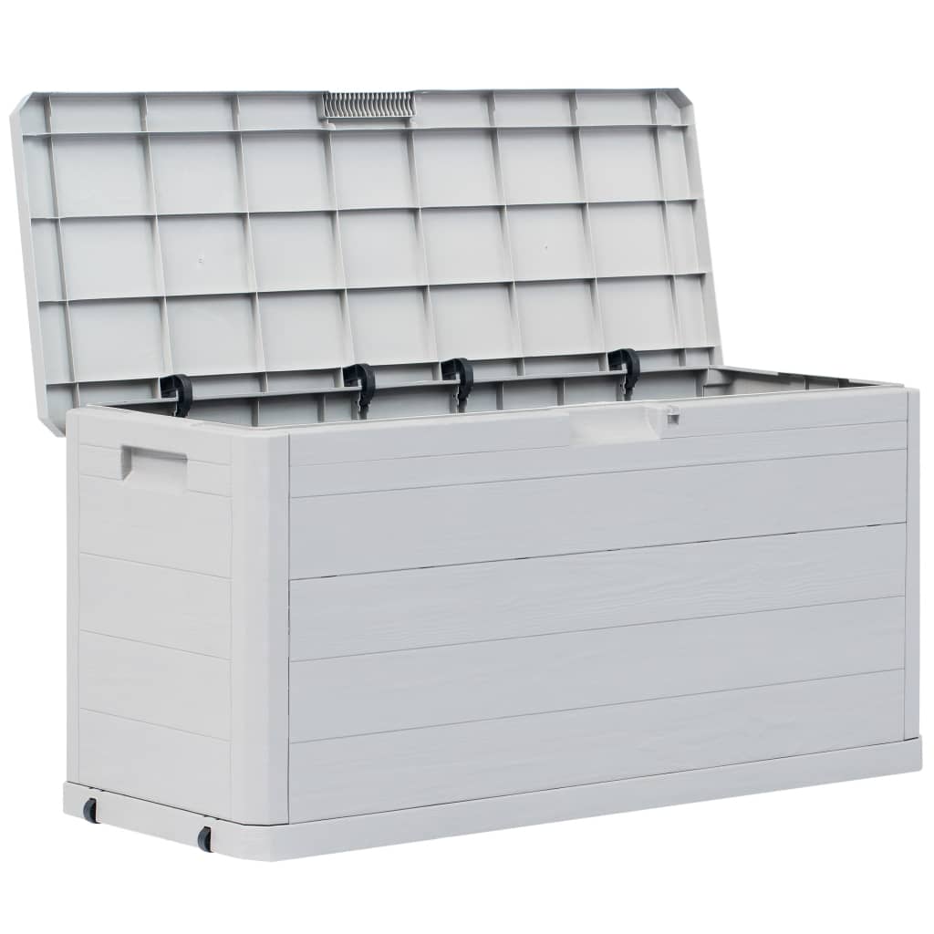Baule da Giardino 280 L Grigio Chiaro