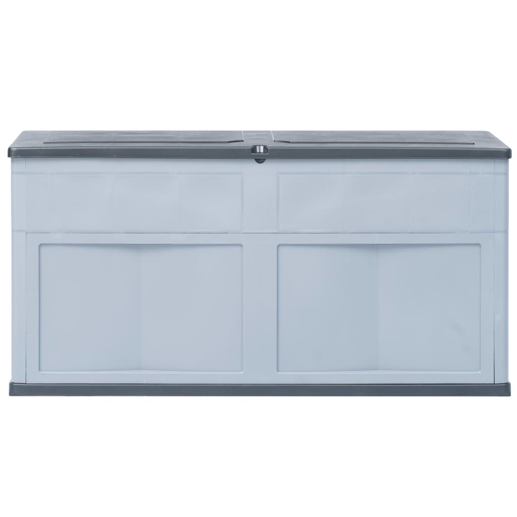 Baule da Giardino 320 L Grigio Nero