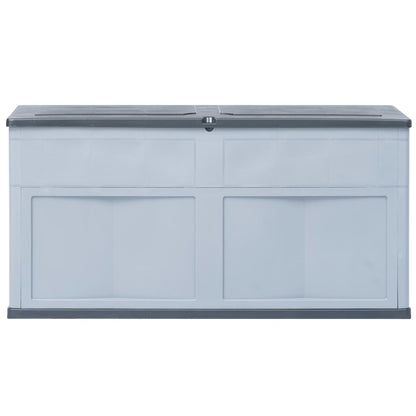 Baule da Giardino 320 L Grigio Nero