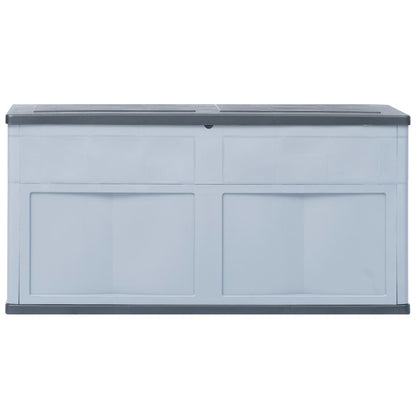 Baule da Giardino 320 L Grigio Nero