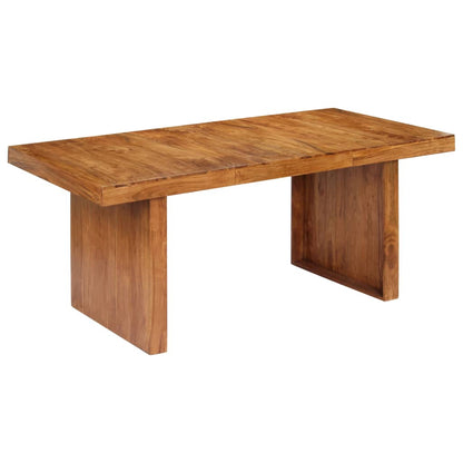 Tavolo da Pranzo 180x90x75 cm in Legno Massello di Acacia