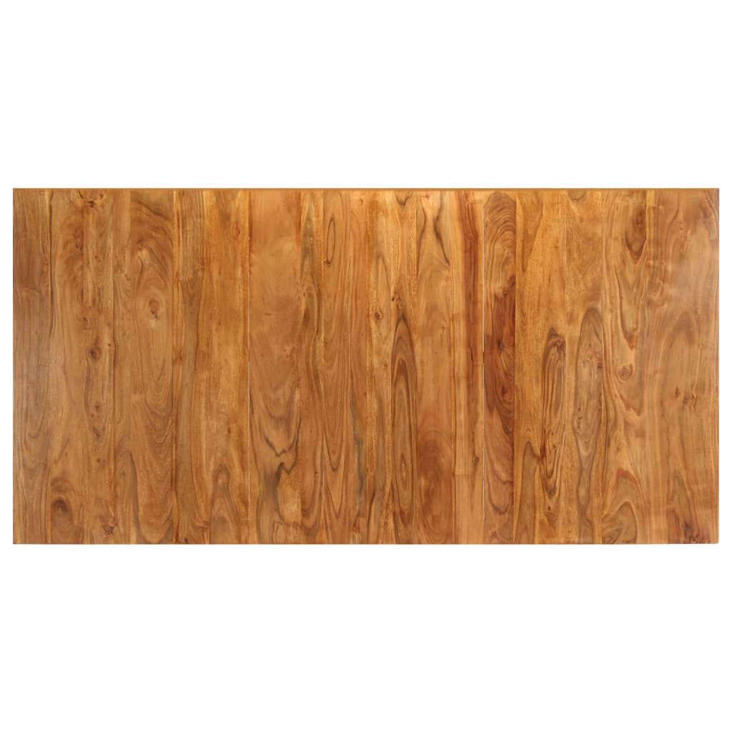 Tavolo da Pranzo 180x90x75 cm in Legno Massello di Acacia
