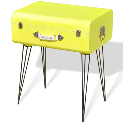 Comodini 2 pz 49,5x36x60 cm Gialli
