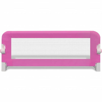 Sponde Letto per la Sicurezza dei Bambini 2 pz Rosa 102x42 cm