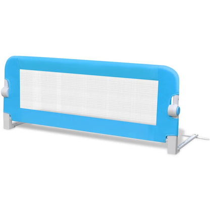 Sponde Letto per la Sicurezza dei Bambini 2 pz Blu 102x42 cm