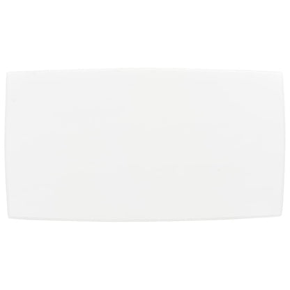 Tavolino da Salotto Bianco 110x60x40 cm in Legno di Pino