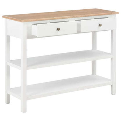 Credenza Bianca 110x35x80 cm in MDF