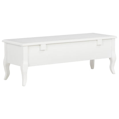 280048 Mobile Porta TV Bianco 100x35x35 cm in Legno