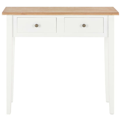Consolle da Trucco Bianca 79x30x74 cm in Legno