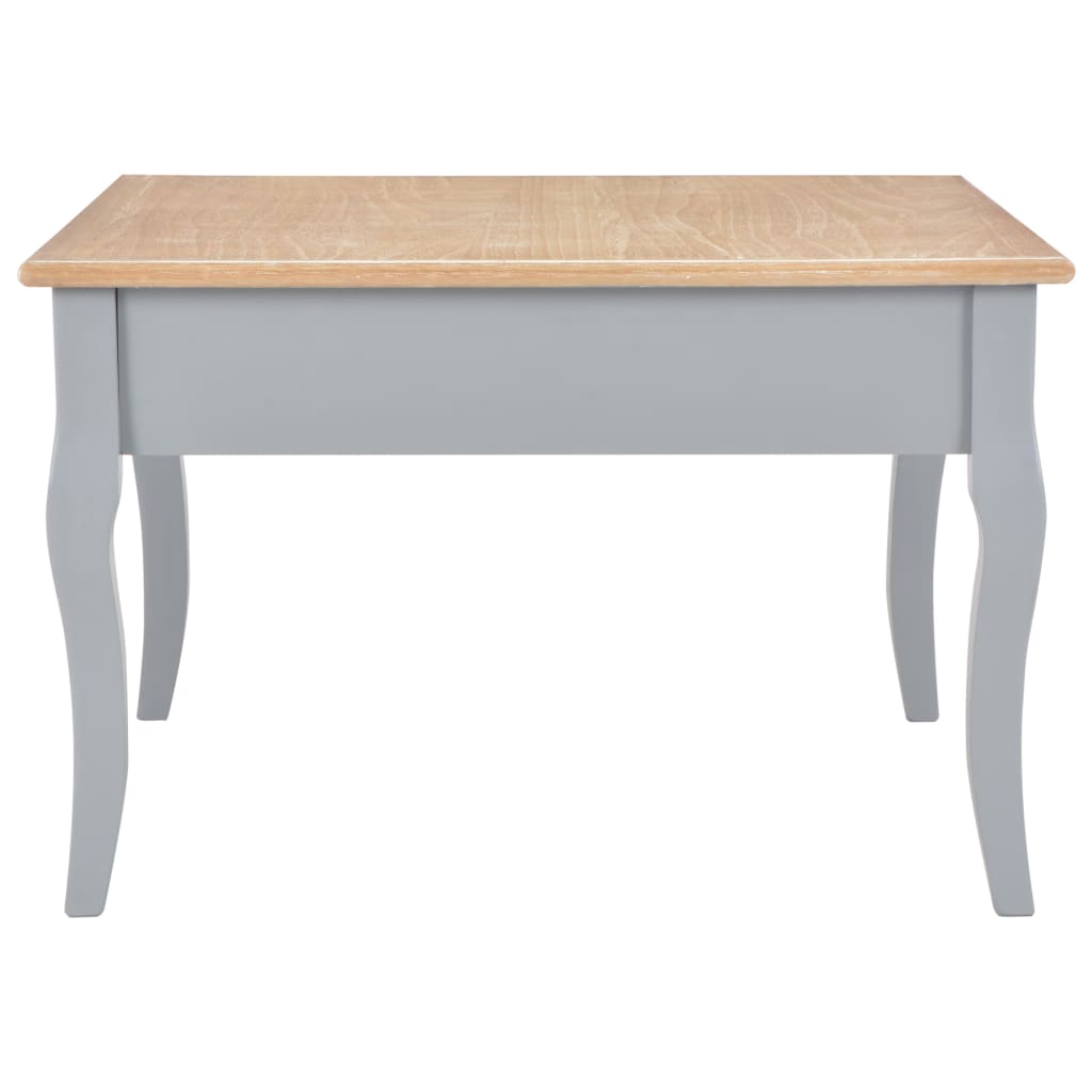 Tavolino da Caffè Grigio 80x80x50 cm in Legno