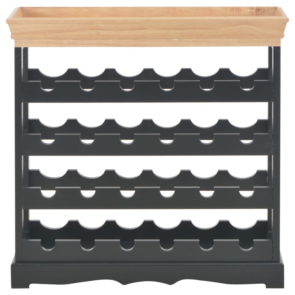 Mobile Portavini Nero 70x22,5x70,5 cm in MDF