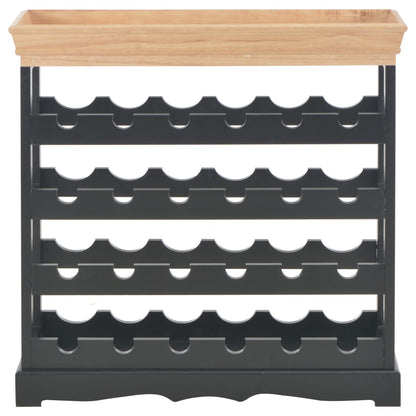 Mobile Portavini Nero 70x22,5x70,5 cm in MDF