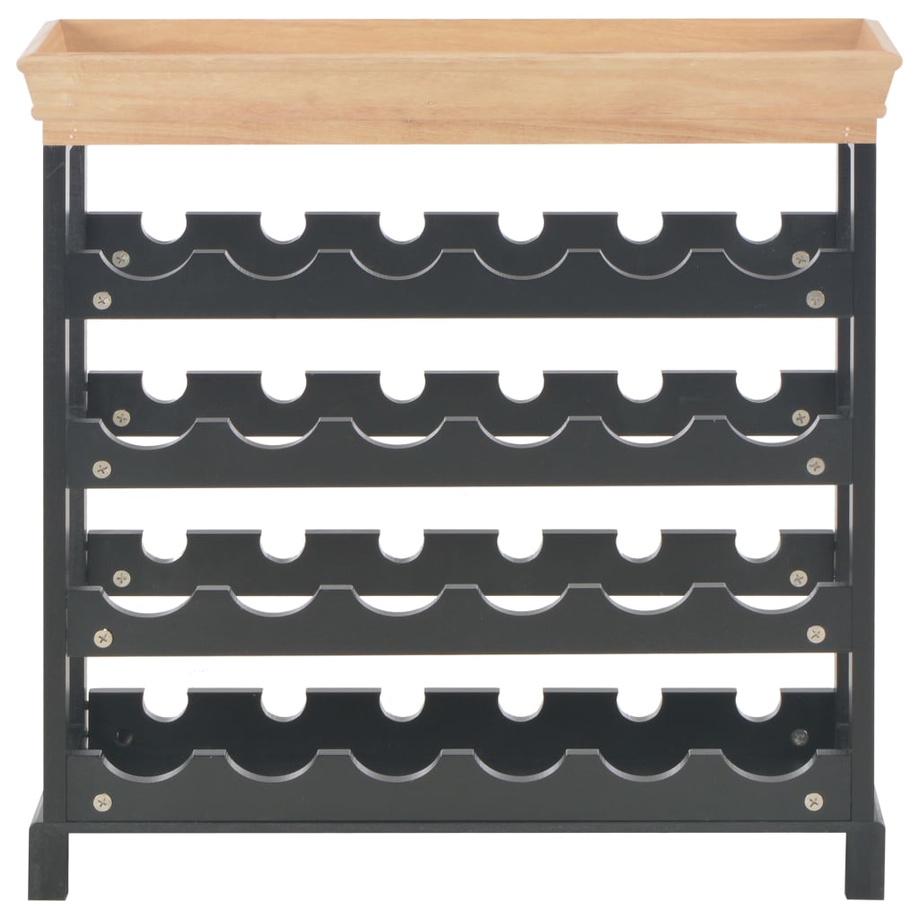 Mobile Portavini Nero 70x22,5x70,5 cm in MDF