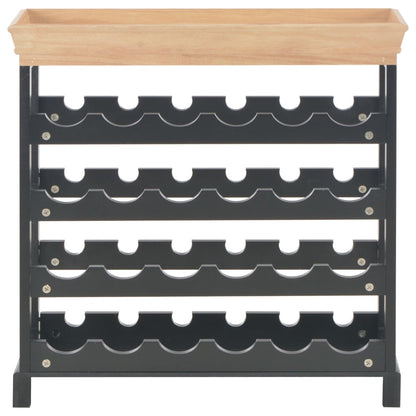 Mobile Portavini Nero 70x22,5x70,5 cm in MDF