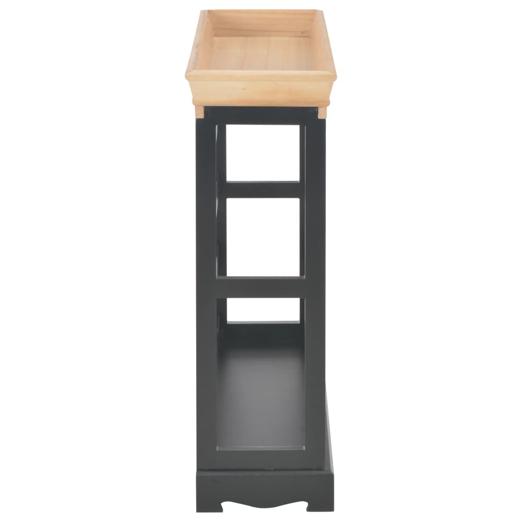 Mobile Portavini Nero 70x22,5x70,5 cm in MDF